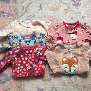 Carter's Kids Pajama Sets - Pink, Red, Blue, Cream